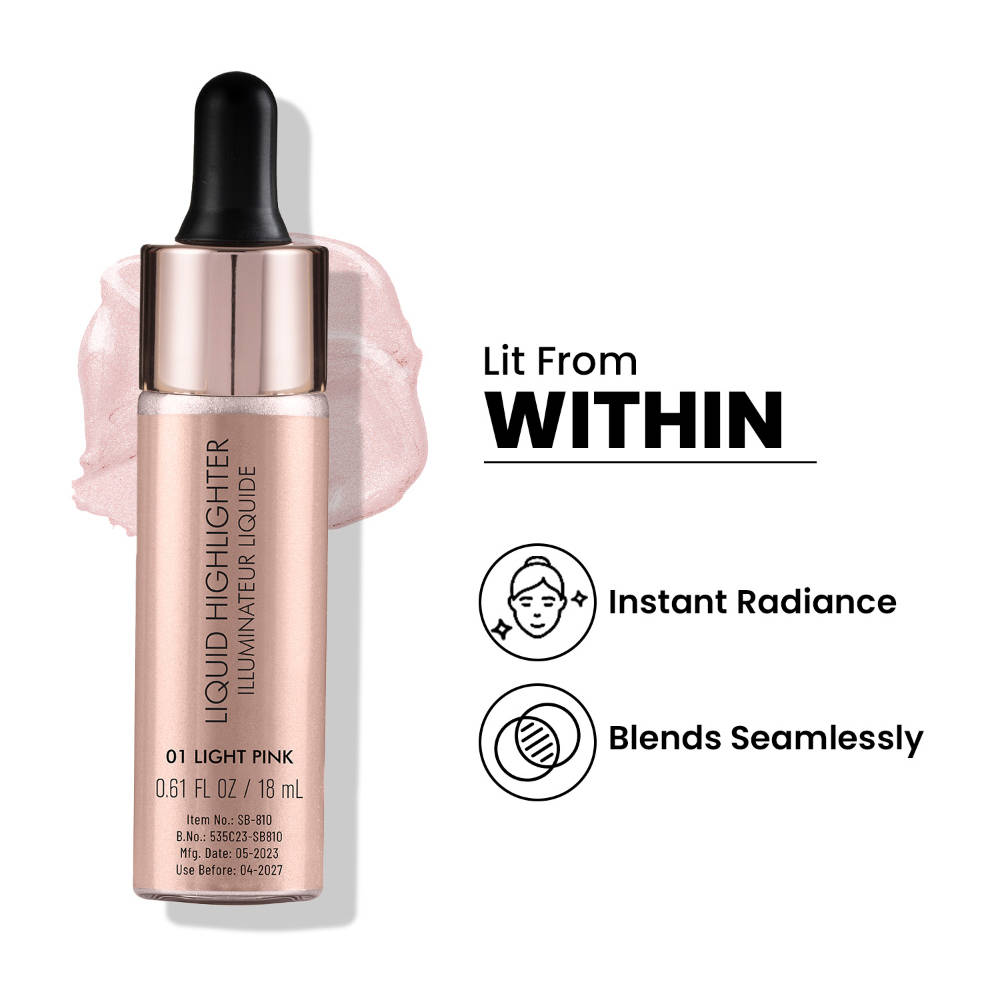Drop and Glow Liquid Highlighter , Shimmer Shine , Dewy Finish | F14 - view 12