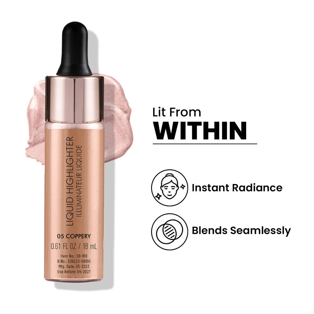 Drop and Glow Liquid Highlighter , Shimmer Shine , Dewy Finish | F14 - view 32