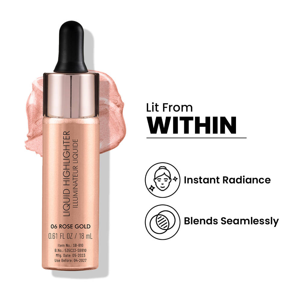 Drop and Glow Liquid Highlighter , Shimmer Shine , Dewy Finish | F14 - view 42