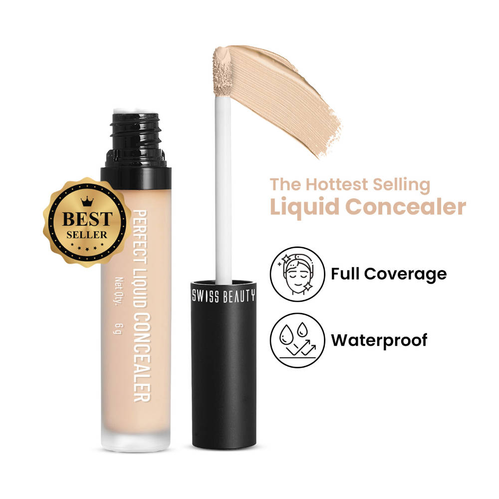 Full Coverage Liquid Concealer With Jojoba Oil | E20 - view 1