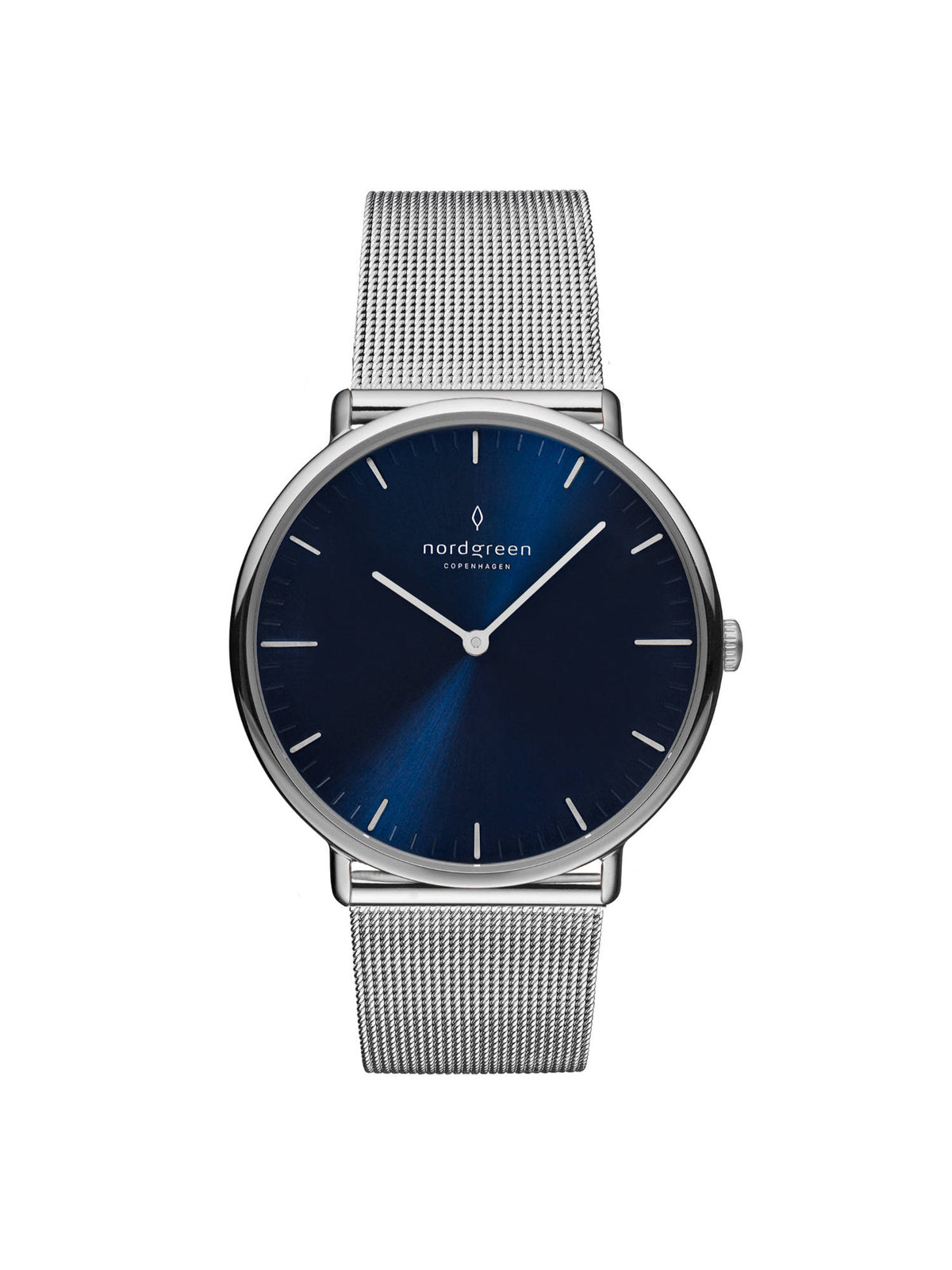Women Blue Nativer Combination Silver Mesh Watch (NR32SIMESINA) | W92 - view 1