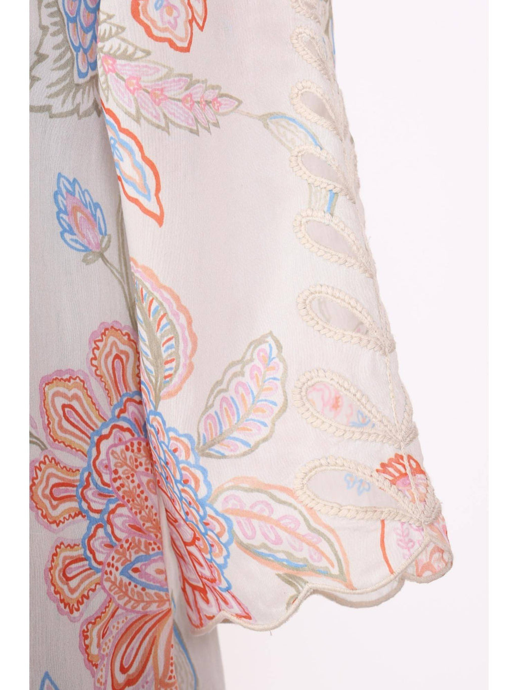 Off-White Schiffilyfloral Straight Kurta | KDG - view 7
