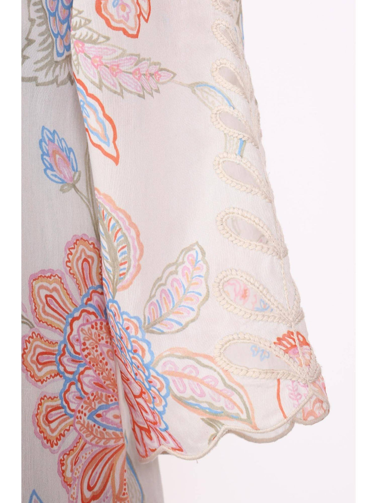 Off-White Schiffilyfloral Straight Kurta | KDG - view 7