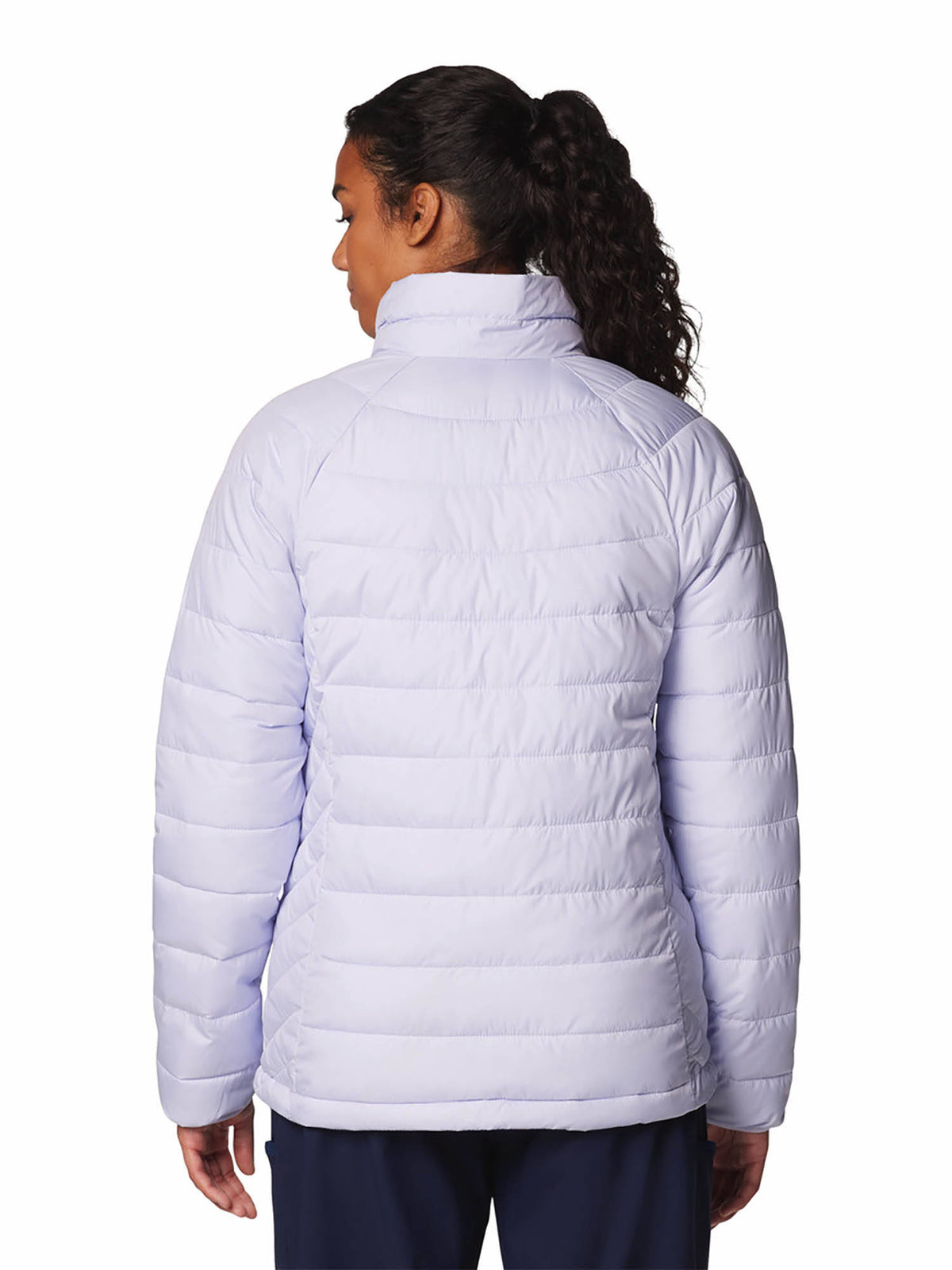 Women Purple Omni-Heat Reflective Powder Lite Down Jacket upto -10°c | JK12 - view 2