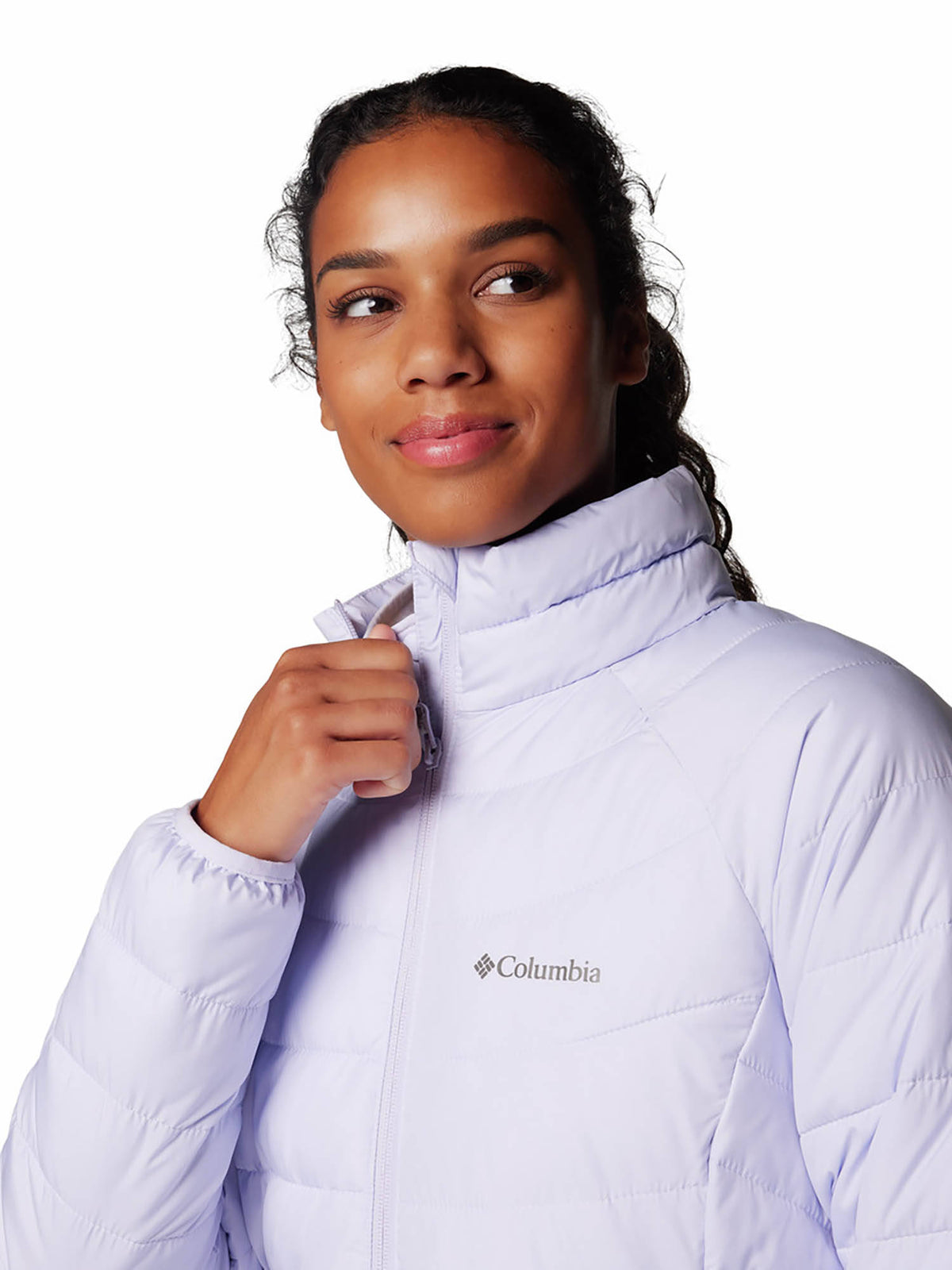 Women Purple Omni-Heat Reflective Powder Lite Down Jacket upto -10°c | JK12 - view 5
