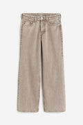 Women Beige Baggy Wide Low Jeans | BG78 - view 1