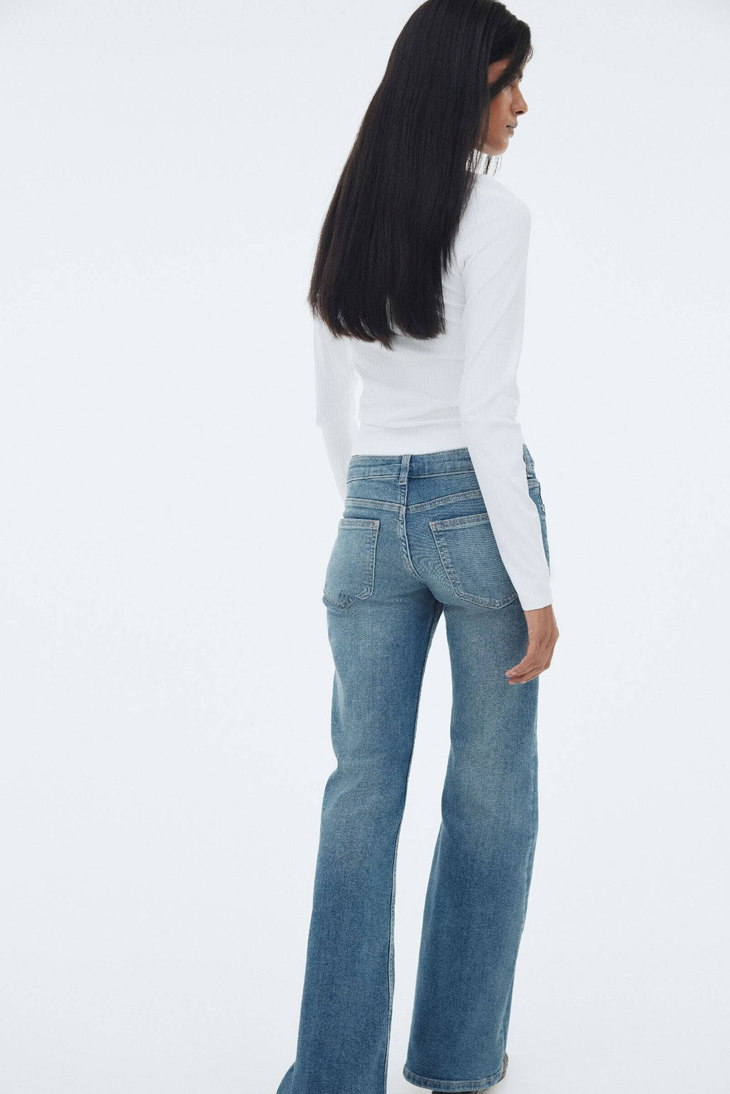 Women Blue Fla Low Jeans | BG78 - view 3