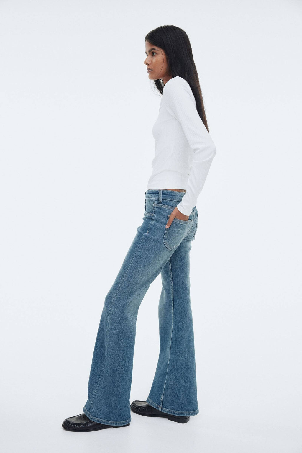 Women Blue Fla Low Jeans | BG78 - view 4
