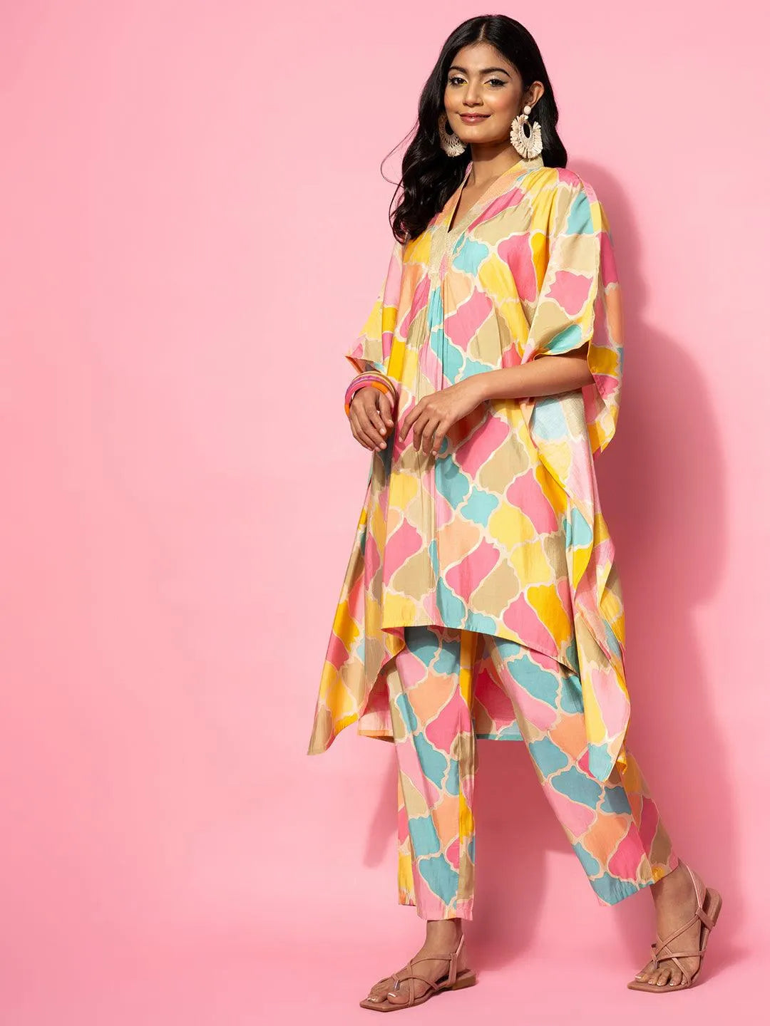 Gerua Multicoloured Printed Co-Ords CO87