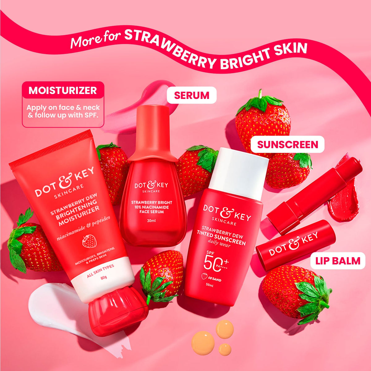 Strawberry + Niacinamide Moisturizer