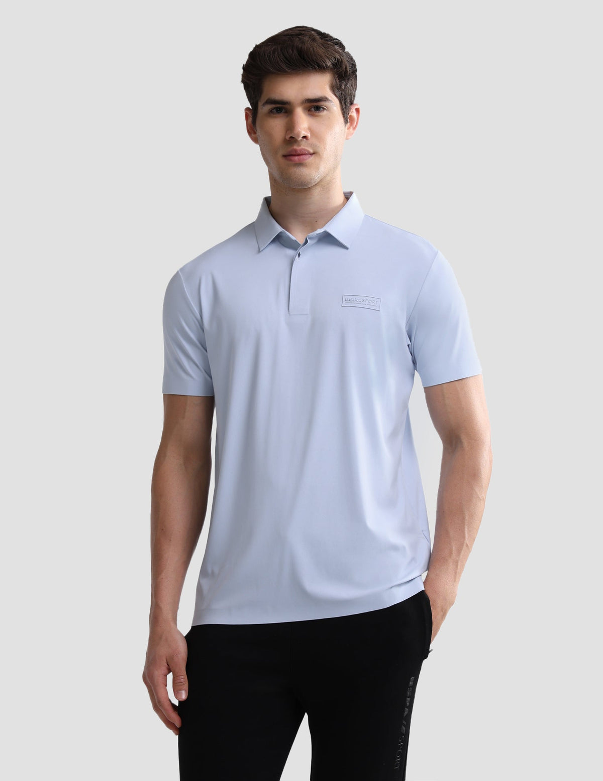 Solid Slim Fit Active Polo Shirt USP0