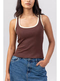 Brown And Butter Dual Tank Top | TT98 - view 1