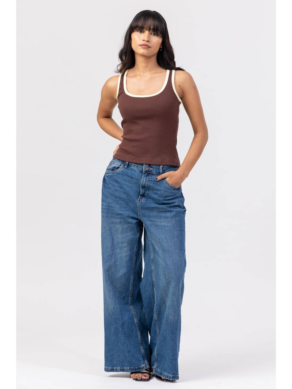 Brown And Butter Dual Tank Top | TT98 - view 2