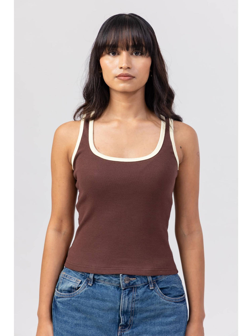 Brown And Butter Dual Tank Top | TT98 - view 3