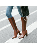 Isabelle Leather Casual Boots In Brown | BT61 - view 1