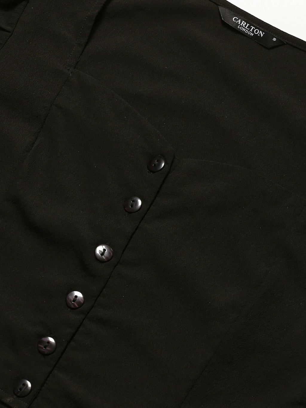 Casual Black Colour Sweetheart Neck Solid Crop Top | CT61 - view 4