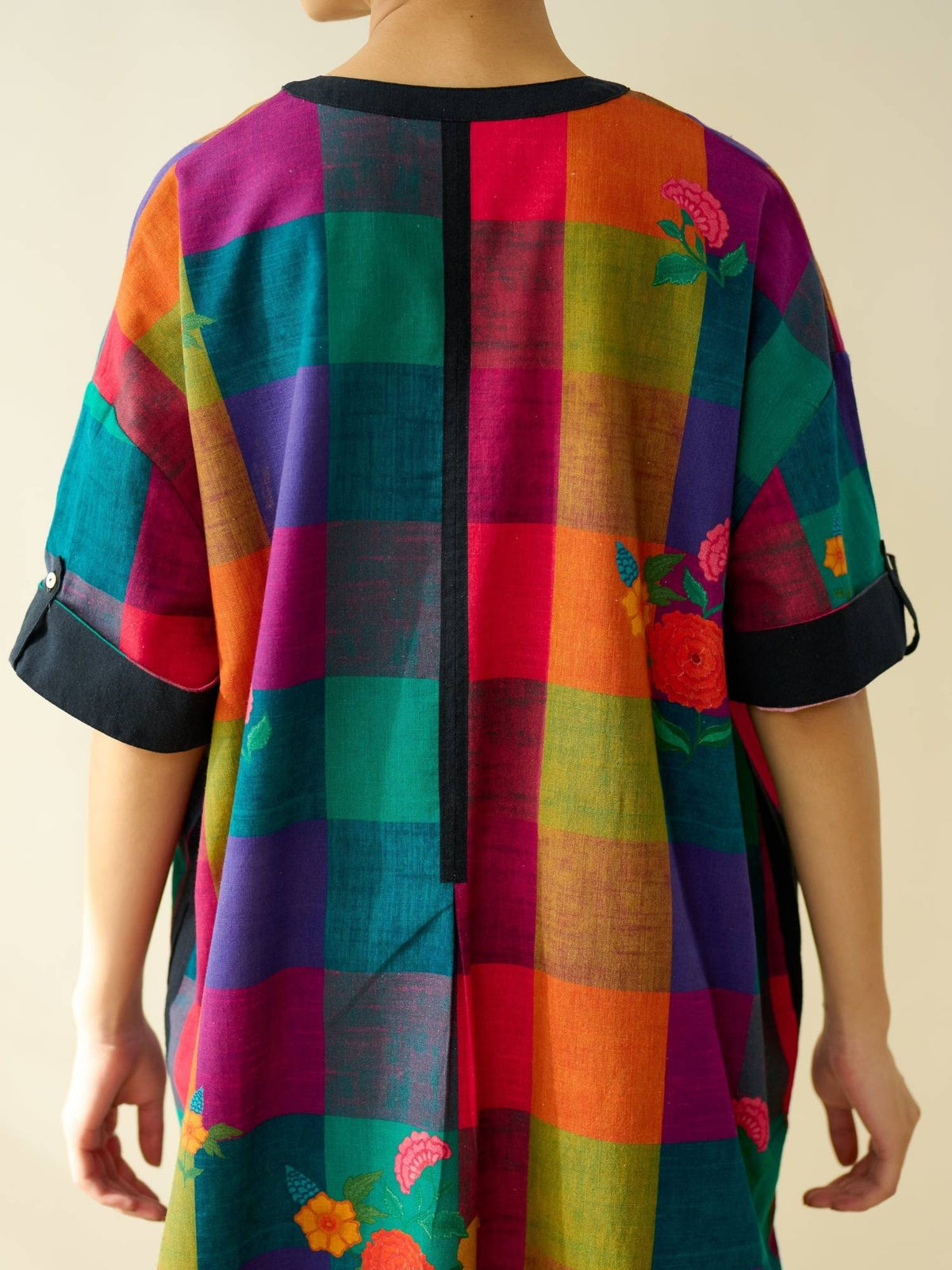 Multi-Color Floral Regular Kurta | FY93 - view 10