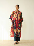 Multi-Color Tie & Dye Regular Kurta | FY93 - view 1