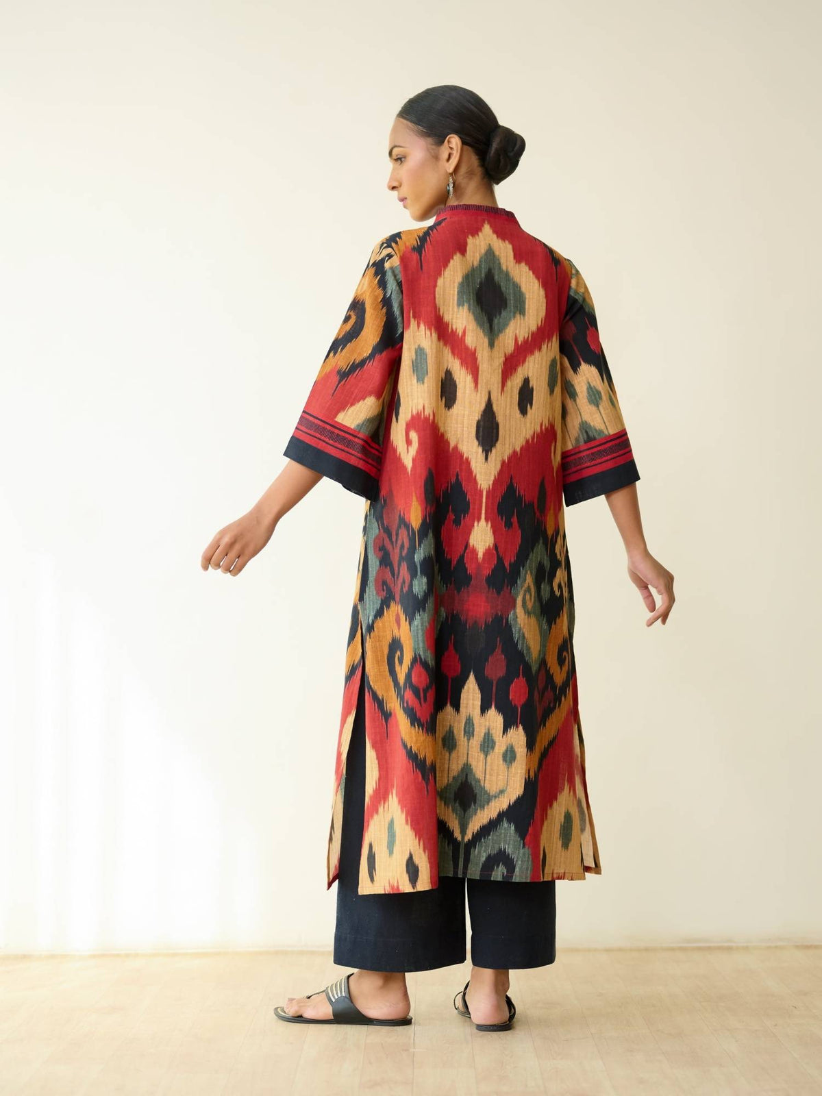 Multi-Color Tie & Dye Regular Kurta | KDG - view 5