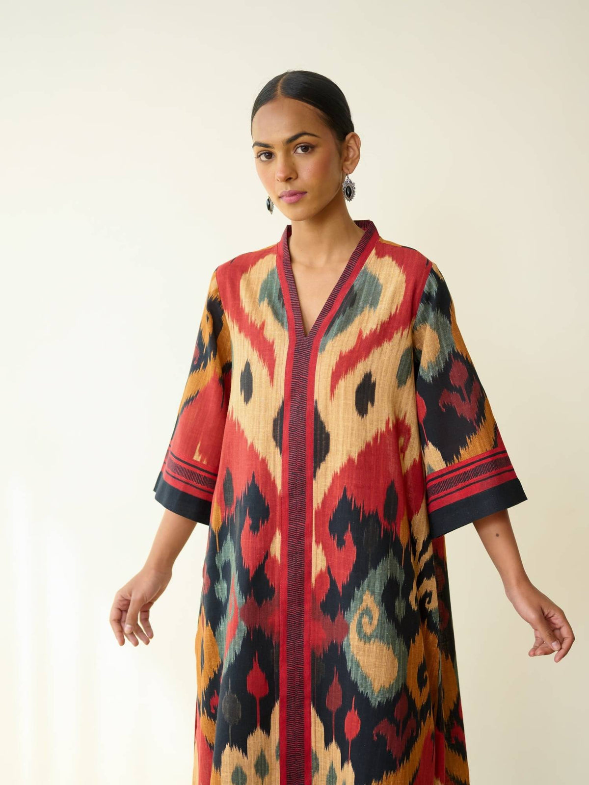 Multi-Color Tie & Dye Regular Kurta | KDG - view 6