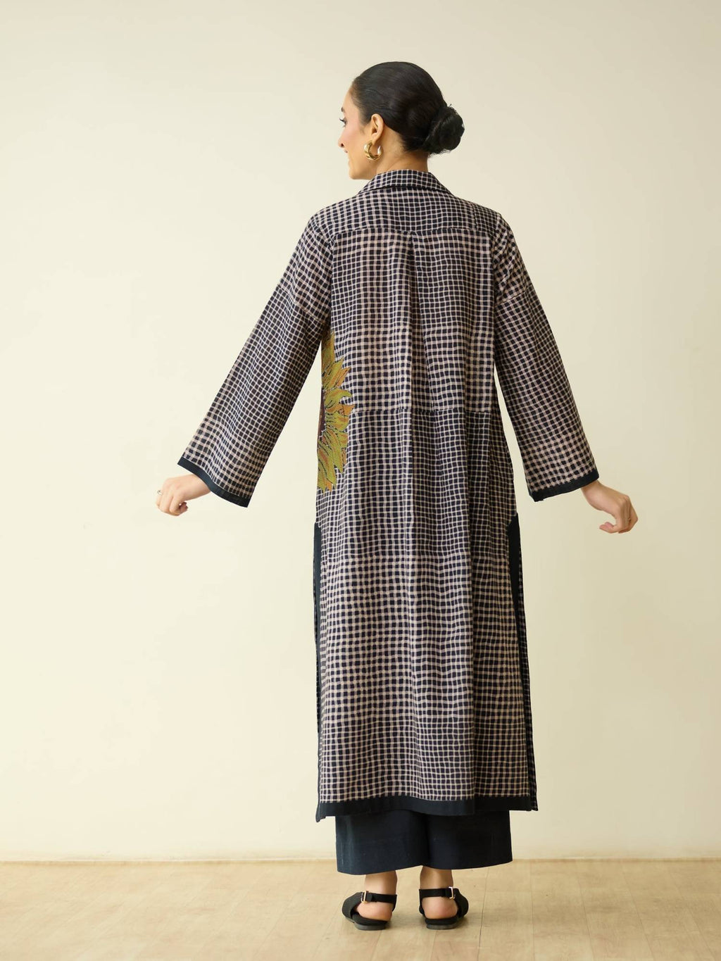Black Printed Regular Kurta | KDG - view 4