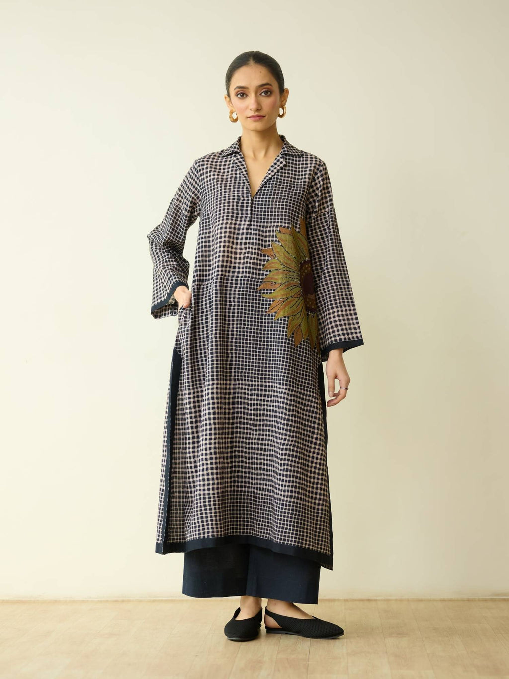 Black Printed Regular Kurta | KDG - view 5
