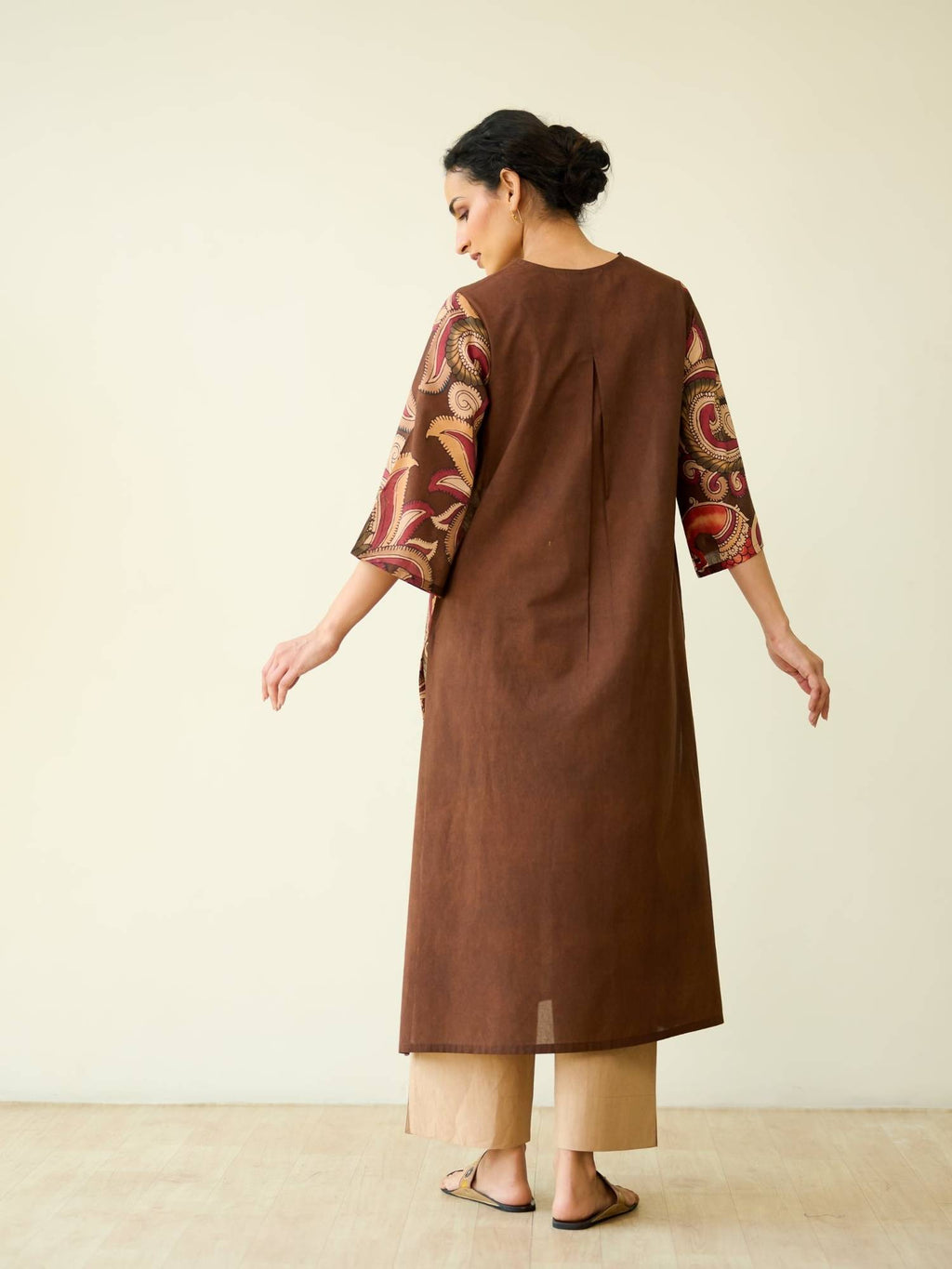 Green Embellished/Sequined Regular Kurta | U3S - view 25