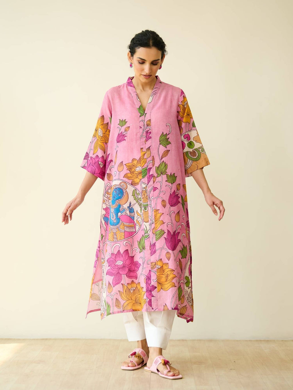 Black Embellished/Sequined Regular Kurta | KDG - view 9