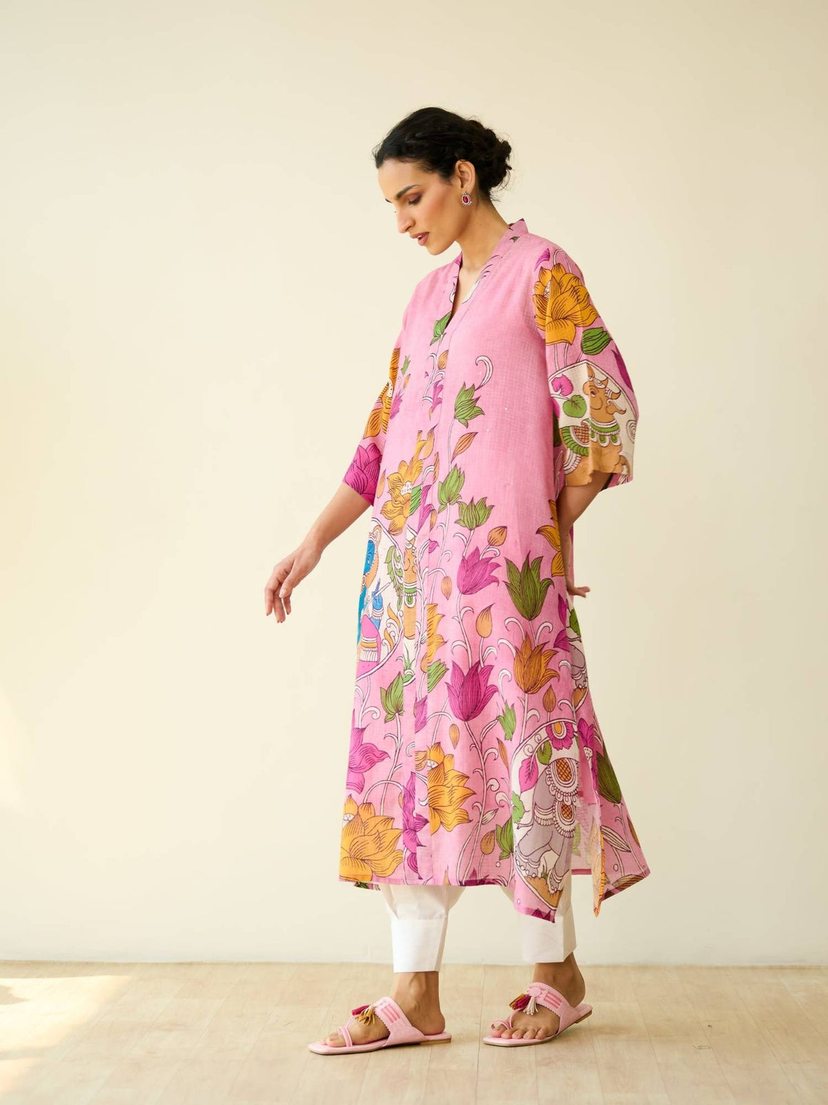 Black Embellished/Sequined Regular Kurta | U3S - view 38