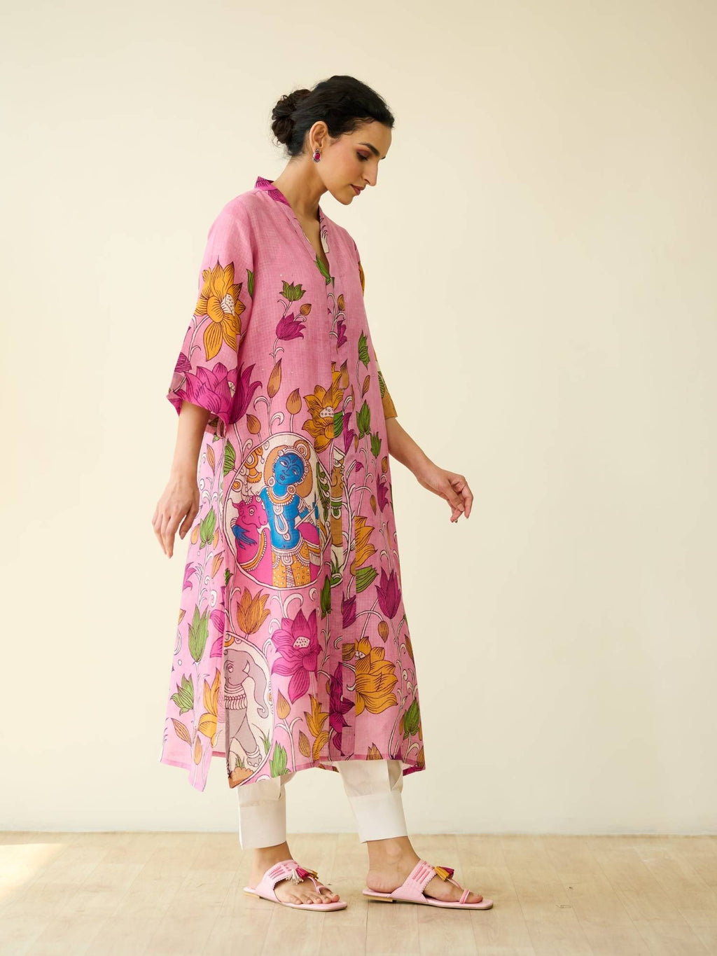 Black Embellished/Sequined Regular Kurta | U3S - view 40