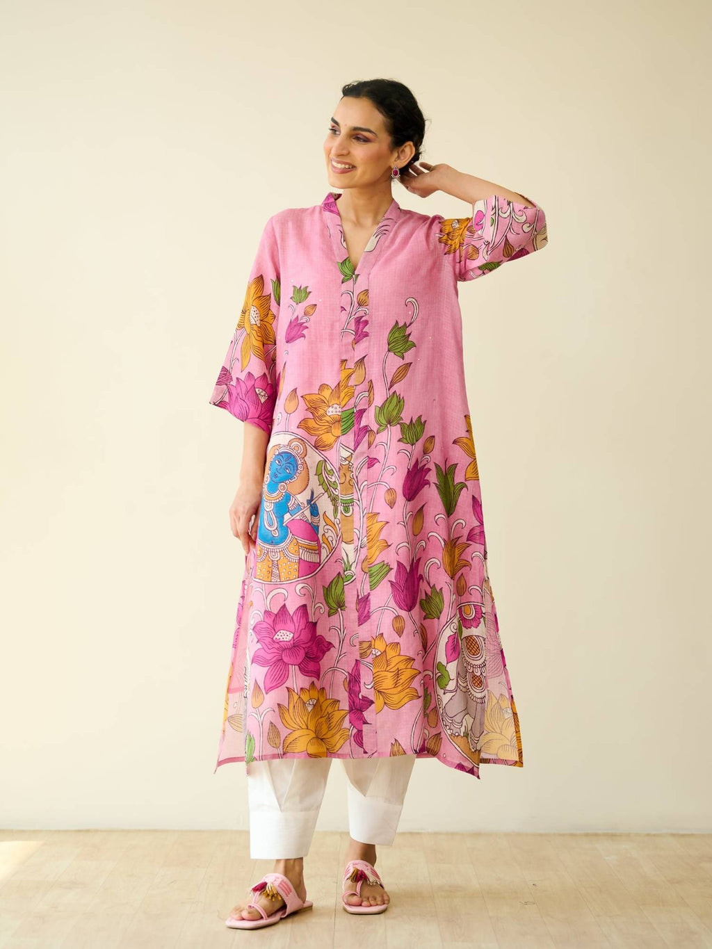 Black Embellished/Sequined Regular Kurta | U3S - view 41