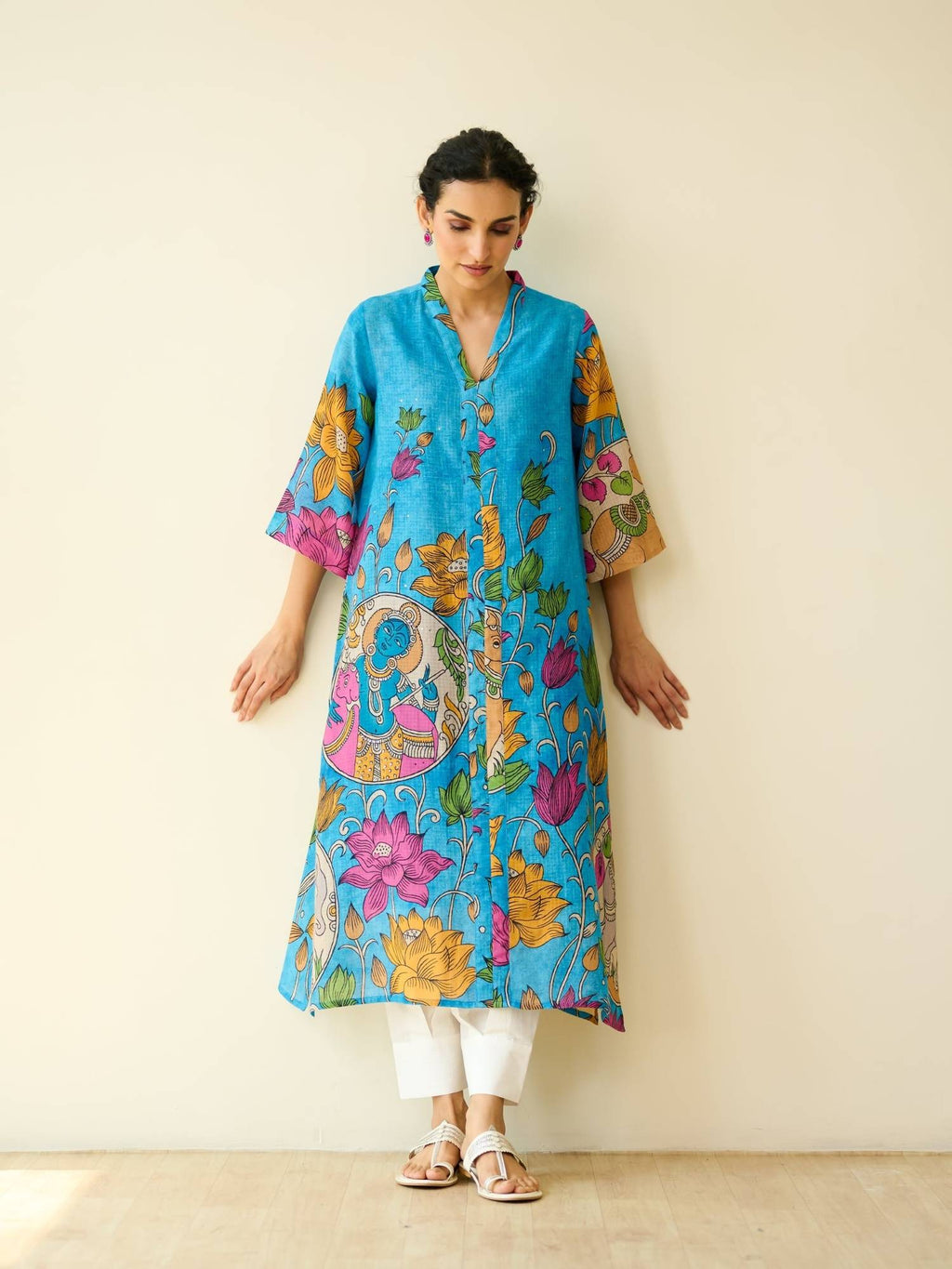 Black Embellished/Sequined Regular Kurta | KDG - view 33