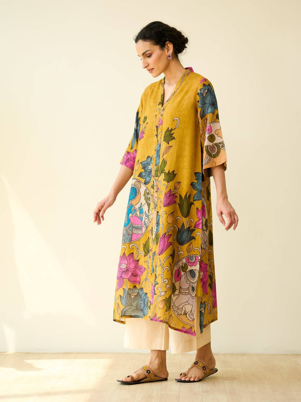 Black Embellished/Sequined Regular Kurta | U3S - view 13