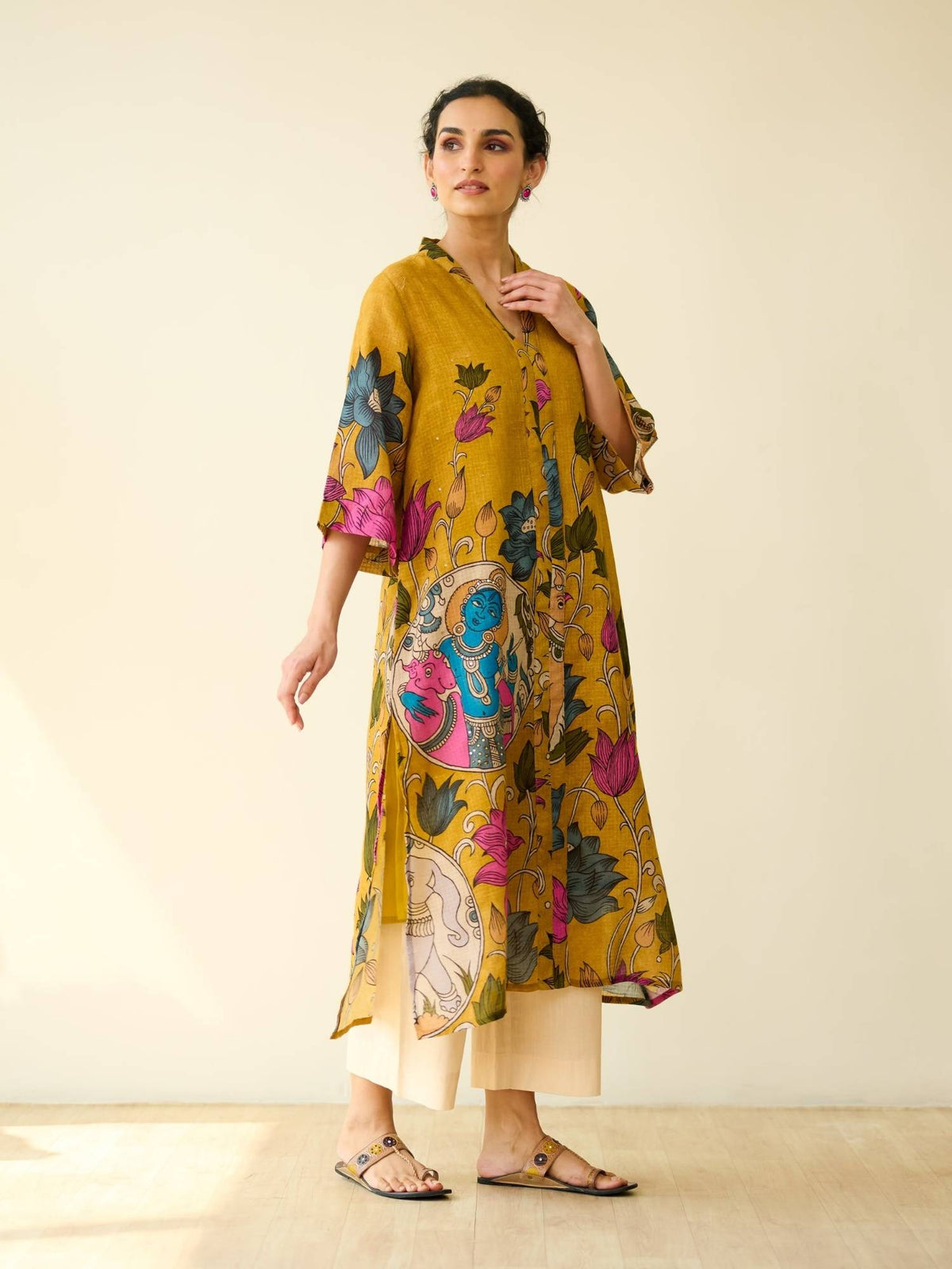 Black Embellished/Sequined Regular Kurta | U3S - view 15