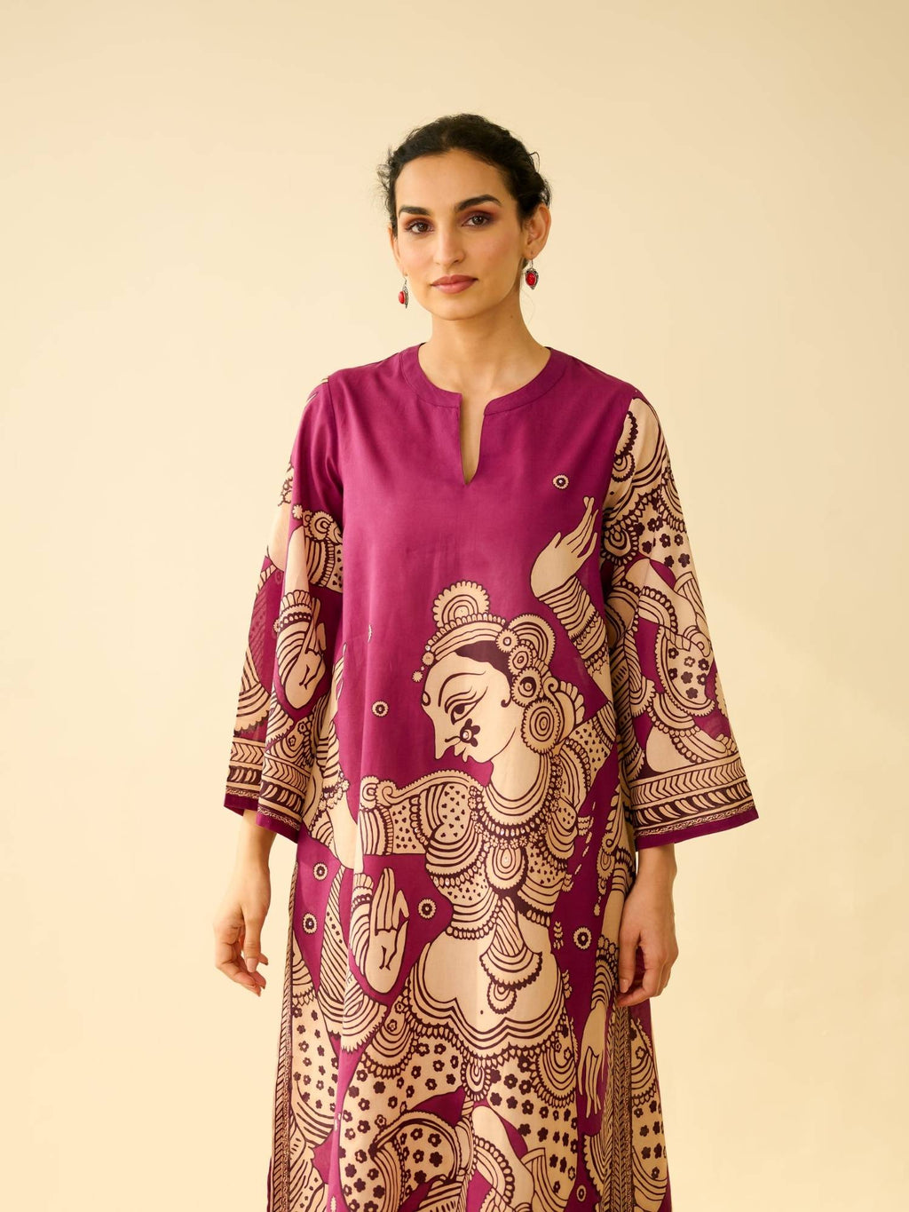 Yellow Embellished/Sequined Regular Kurta | FY93 - view 9