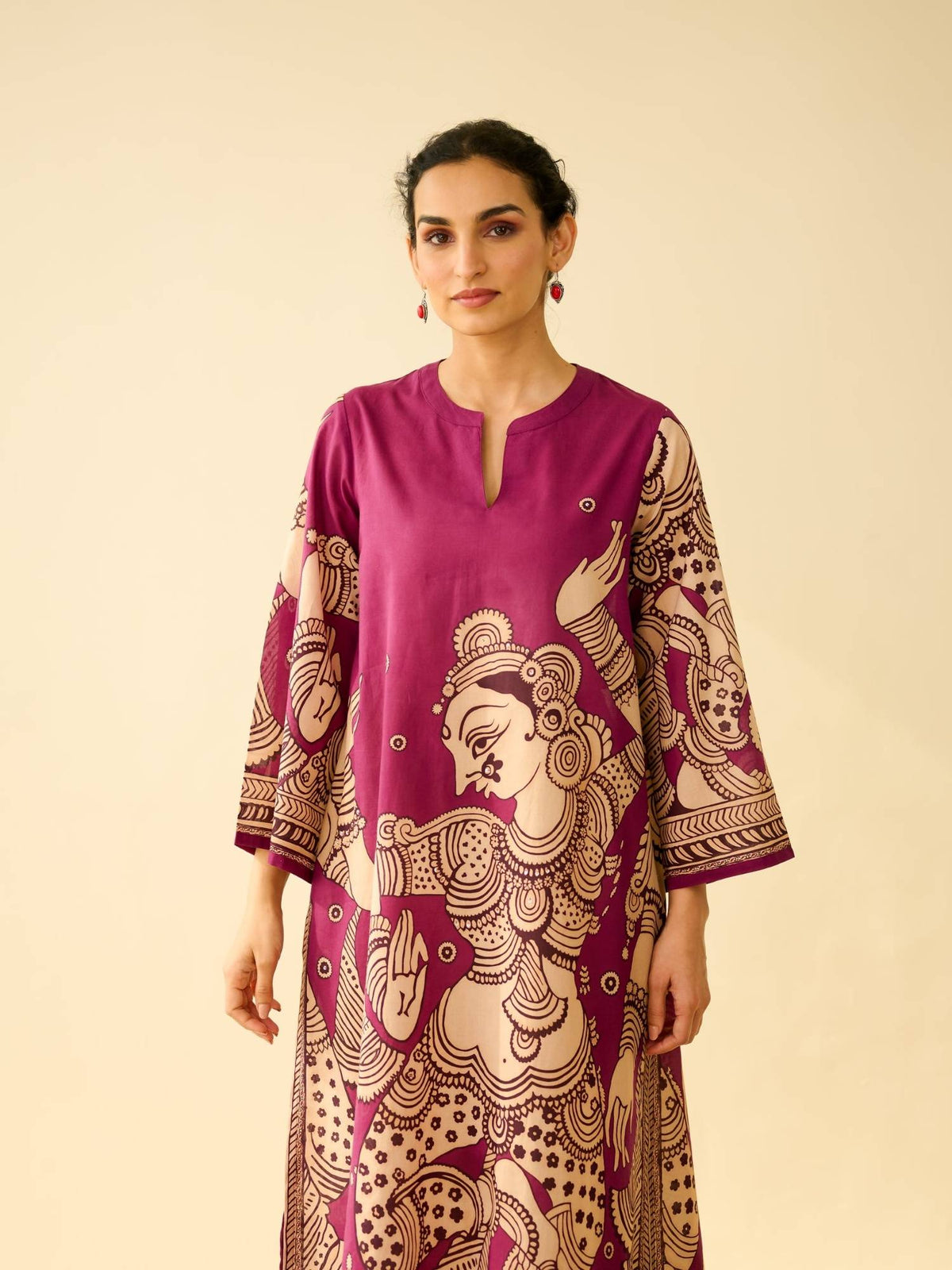 Yellow Embellished/Sequined Regular Kurta | FY93 - view 9