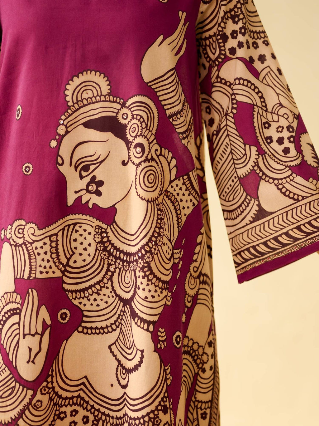 Black Embellished/Sequined Regular Kurta | KDG - view 16