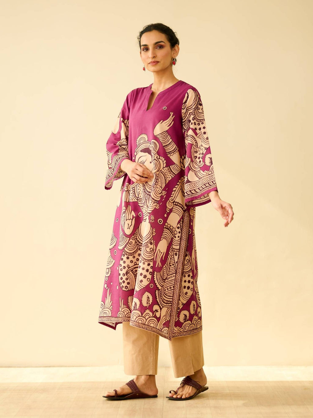 Black Embellished/Sequined Regular Kurta | KDG - view 19