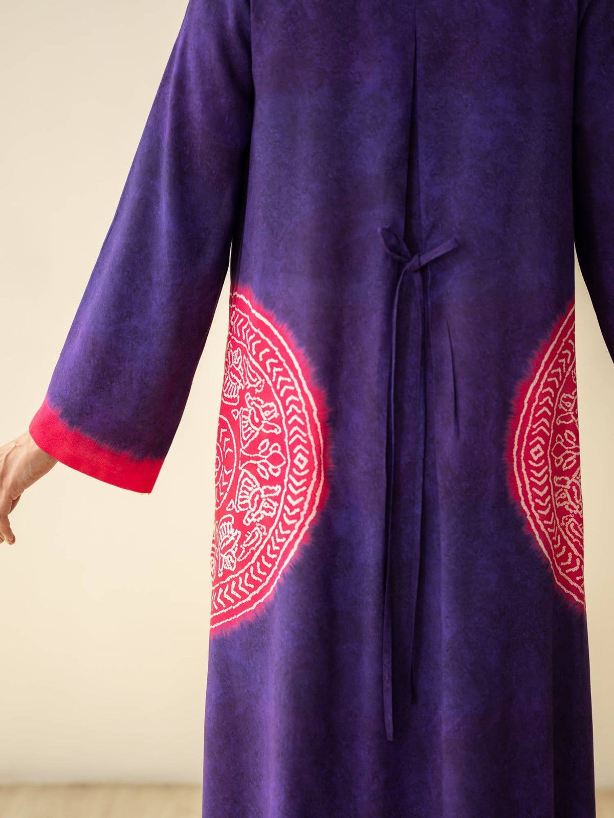 Green Embellished/Sequined Regular Kurta | KDG - view 15