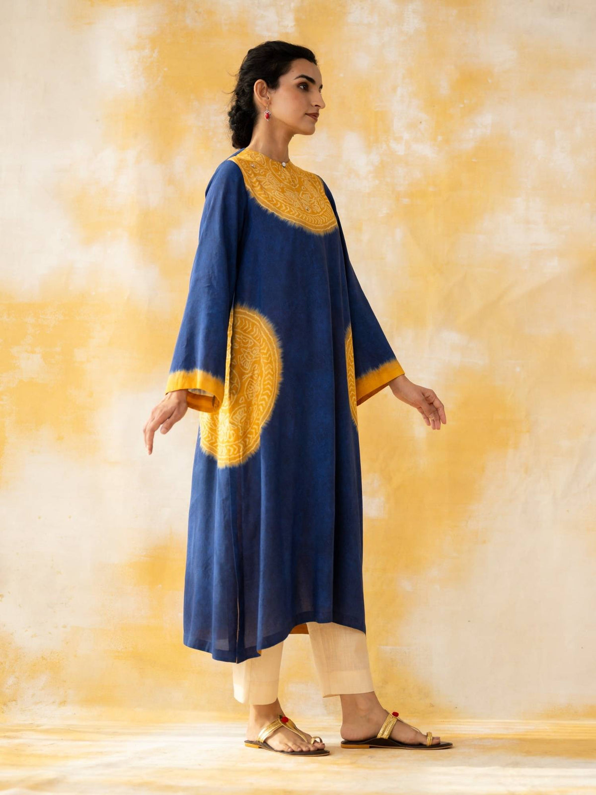 Green Embellished/Sequined Regular Kurta | FY93 - view 25