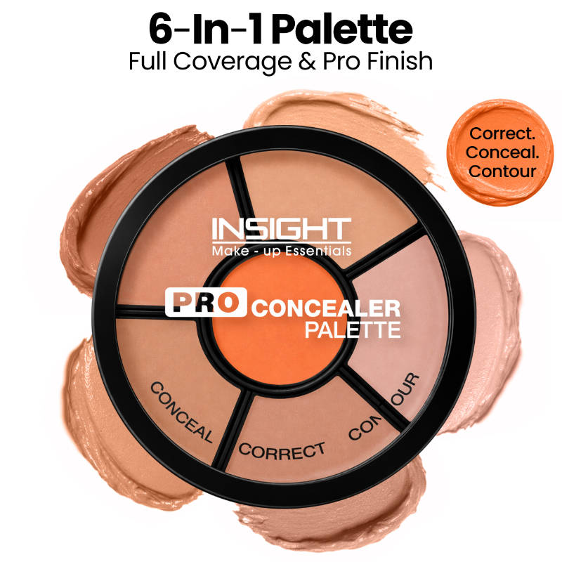 Pro Concealer Palette, 3 In 1 Conceal,Contour & Correct, Long Lasting & Waterproof - Concealer | E20 - view 1