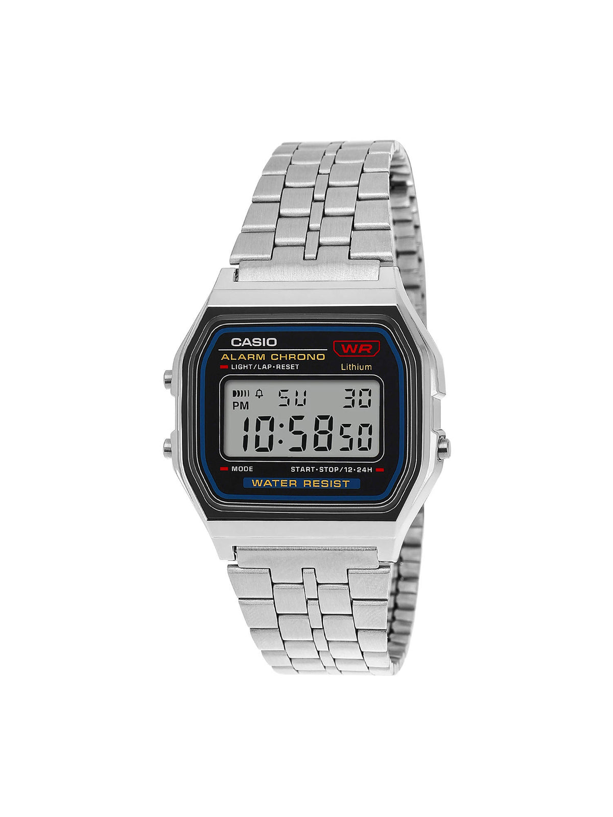 Unisex Vintage Series Black Dial Digital Watch - A159WA-N1DF | W92 - view 2