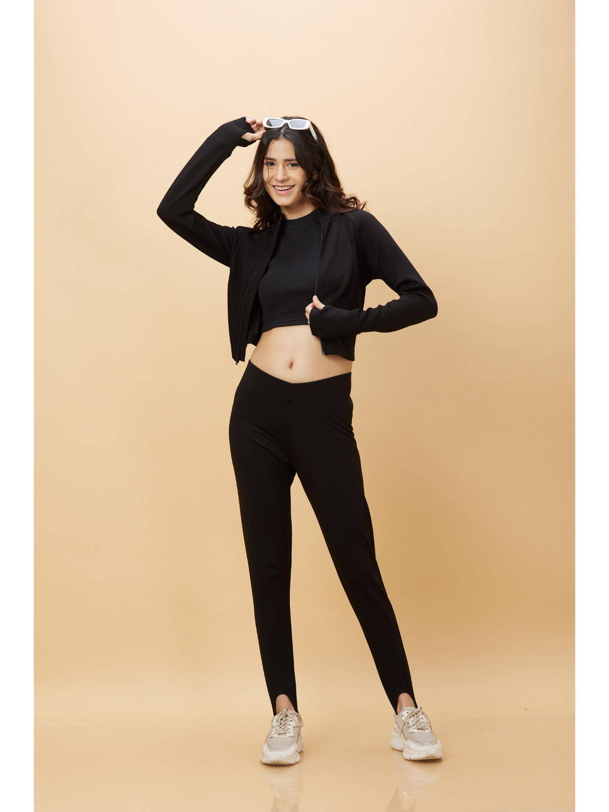 Garments Womens Jacket High Neck Black | JK12 - view 5