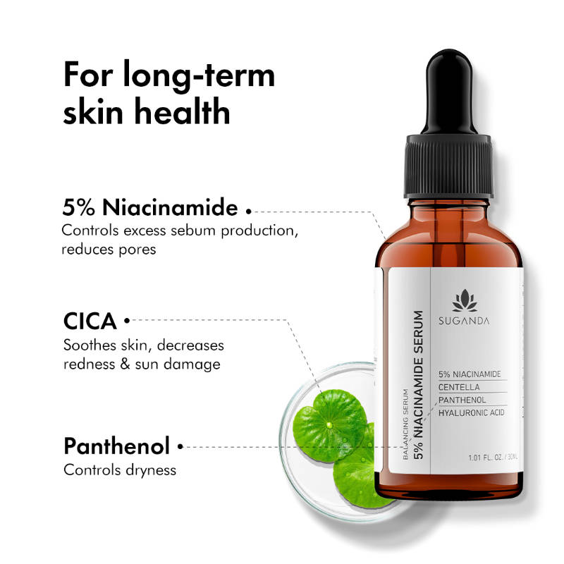5% Niacinamide Face Serum For Acne & Acne Marks, Blemishes, Pigmentation & Enlarged Pores | Z8 - view 3