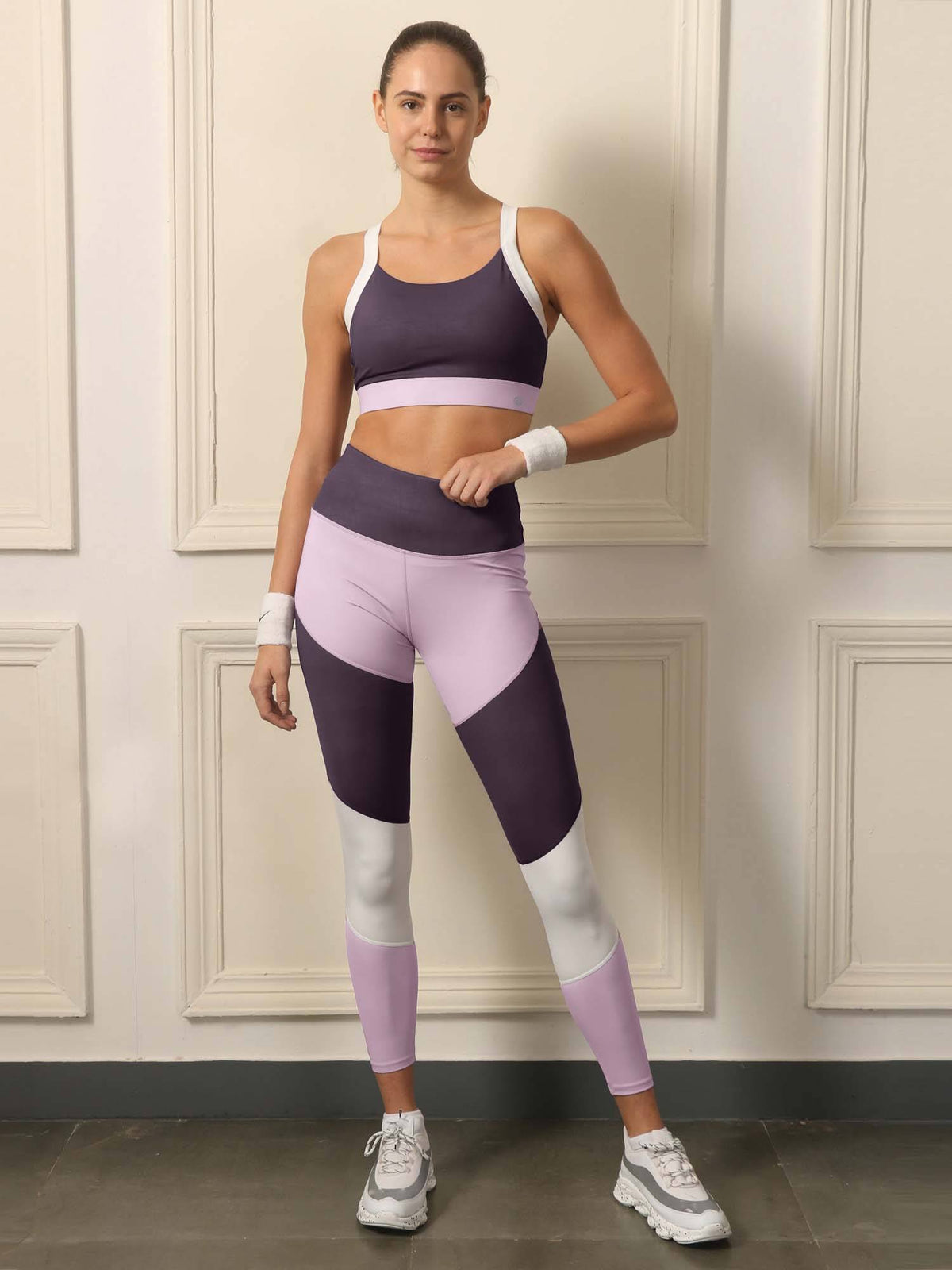 Navy Blue Full Coverage Non-Wired Seamless Padded Sports Bra | sb09 - view 11