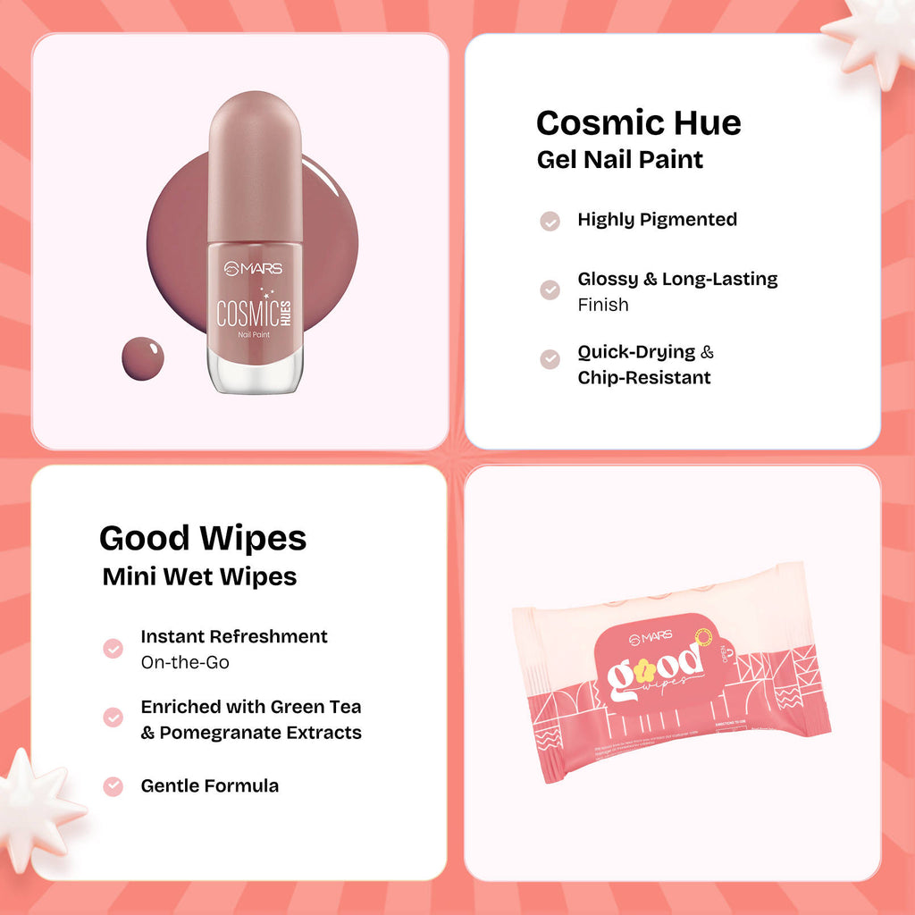 Glow Grats Makeup Gift Box - Free Refreshing Wipes | L12 - view 7