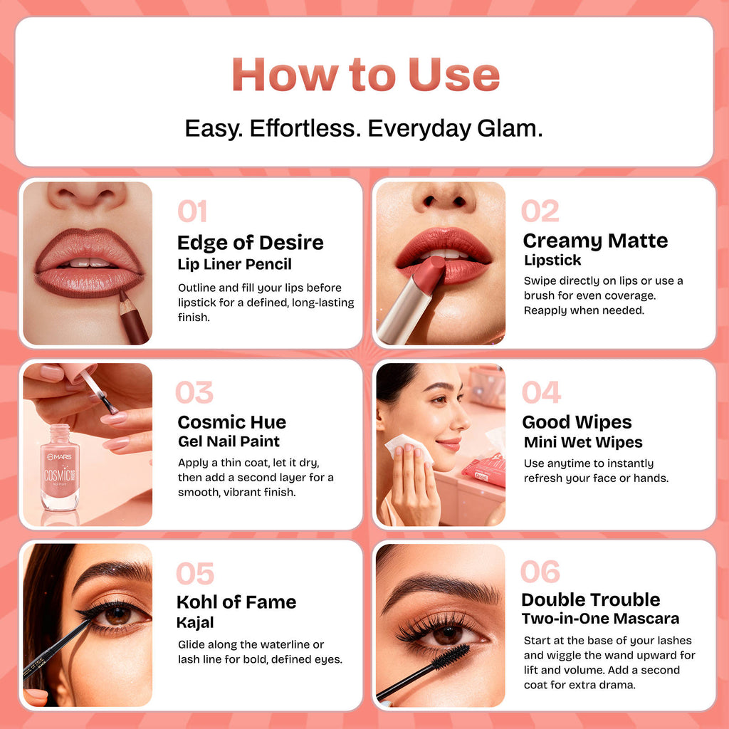 Glow Grats Makeup Gift Box - Free Refreshing Wipes | L12 - view 9