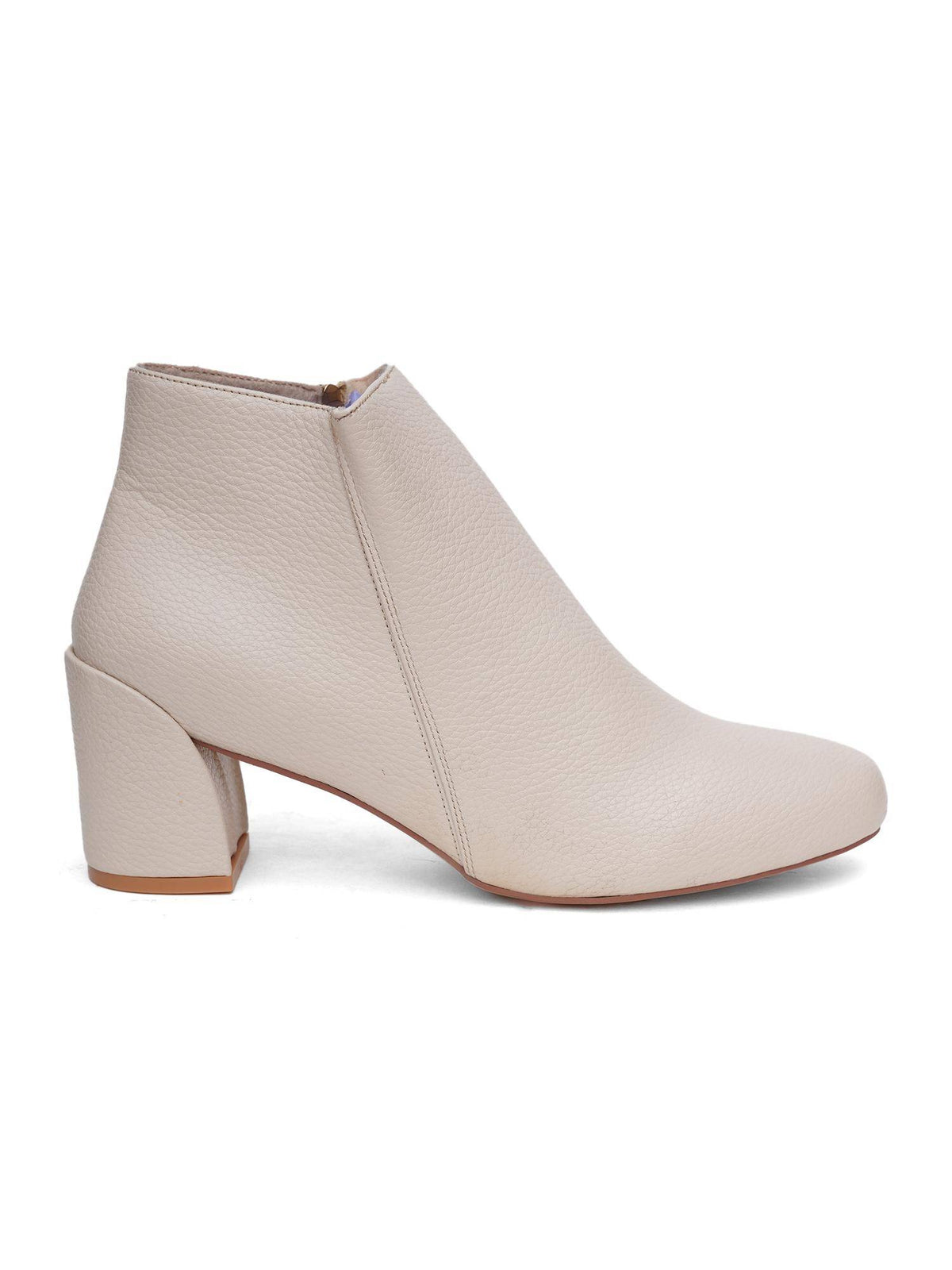 Women Cream Solid Casual Boots | BT61 - view 3