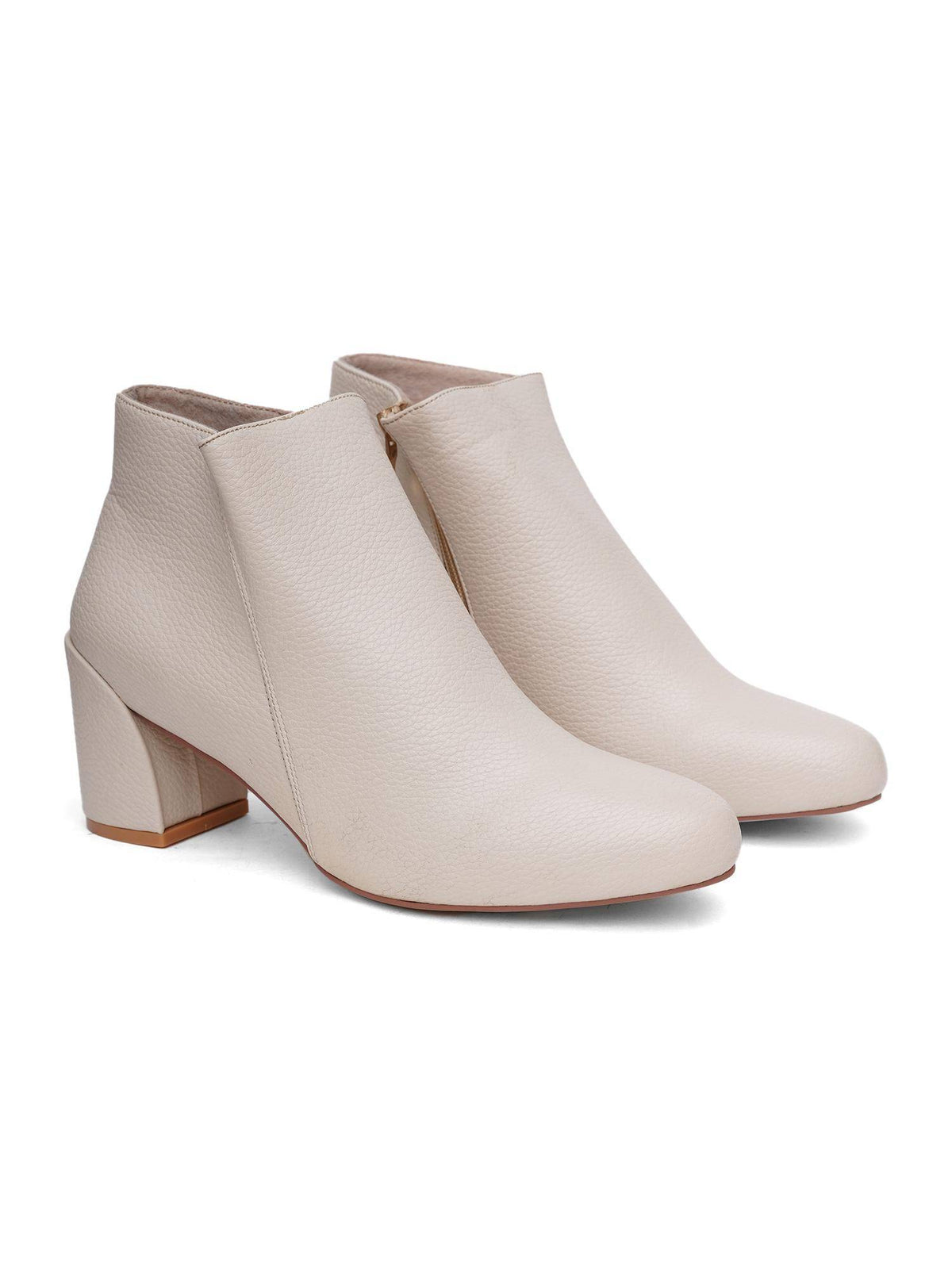 Women Cream Solid Casual Boots | BT61 - view 7