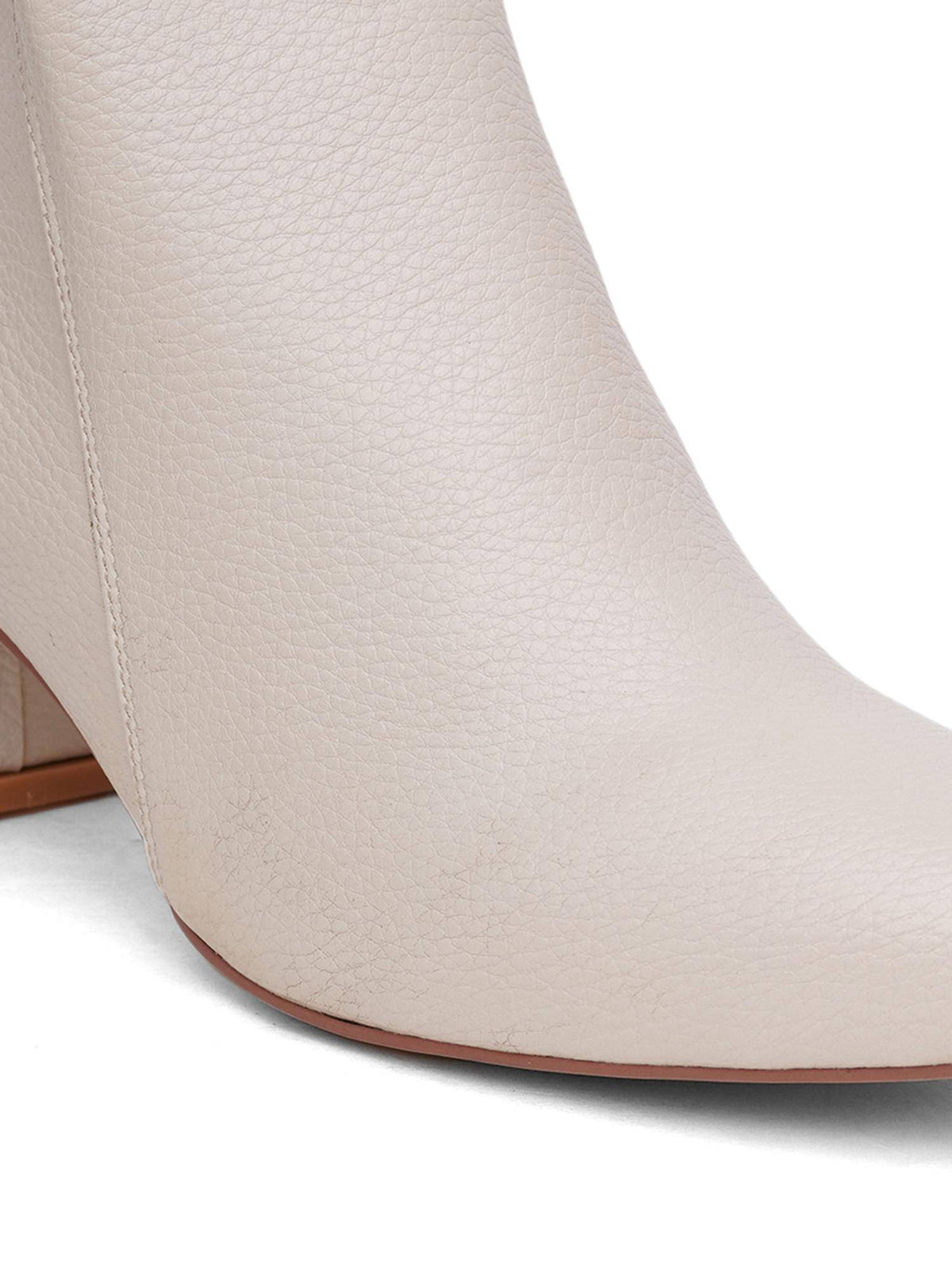 Women Cream Solid Casual Boots | BT61 - view 8
